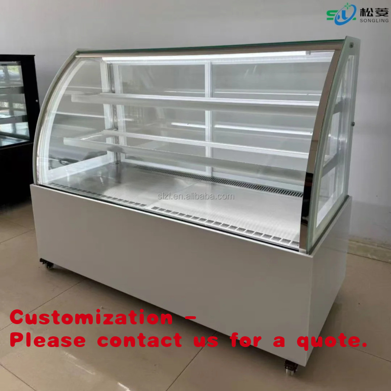 Commercial Chest Freezer - Vetrina Refrigerata per Torte in Acciaio
