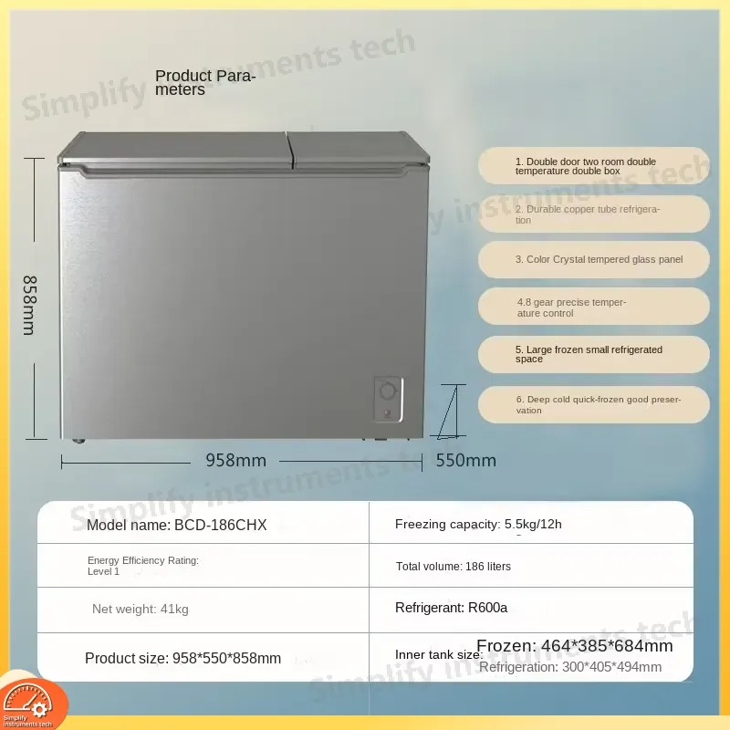 Congelatore Domestico a Doppia - Commercial Chest Freezer recensione e prezzo