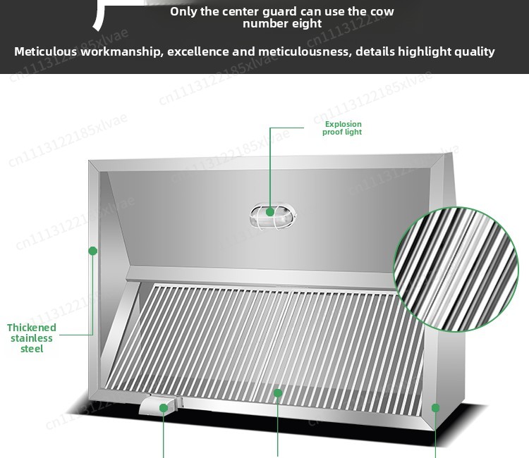 Cappa aspirante in acciaio ino - Commercial Kitchen Hoods recensione e prezzo