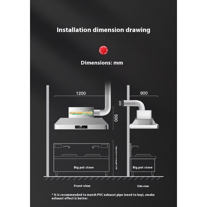 Cappa da Cucina Commerciale in - Commercial Kitchen Hoods recensione e prezzo
